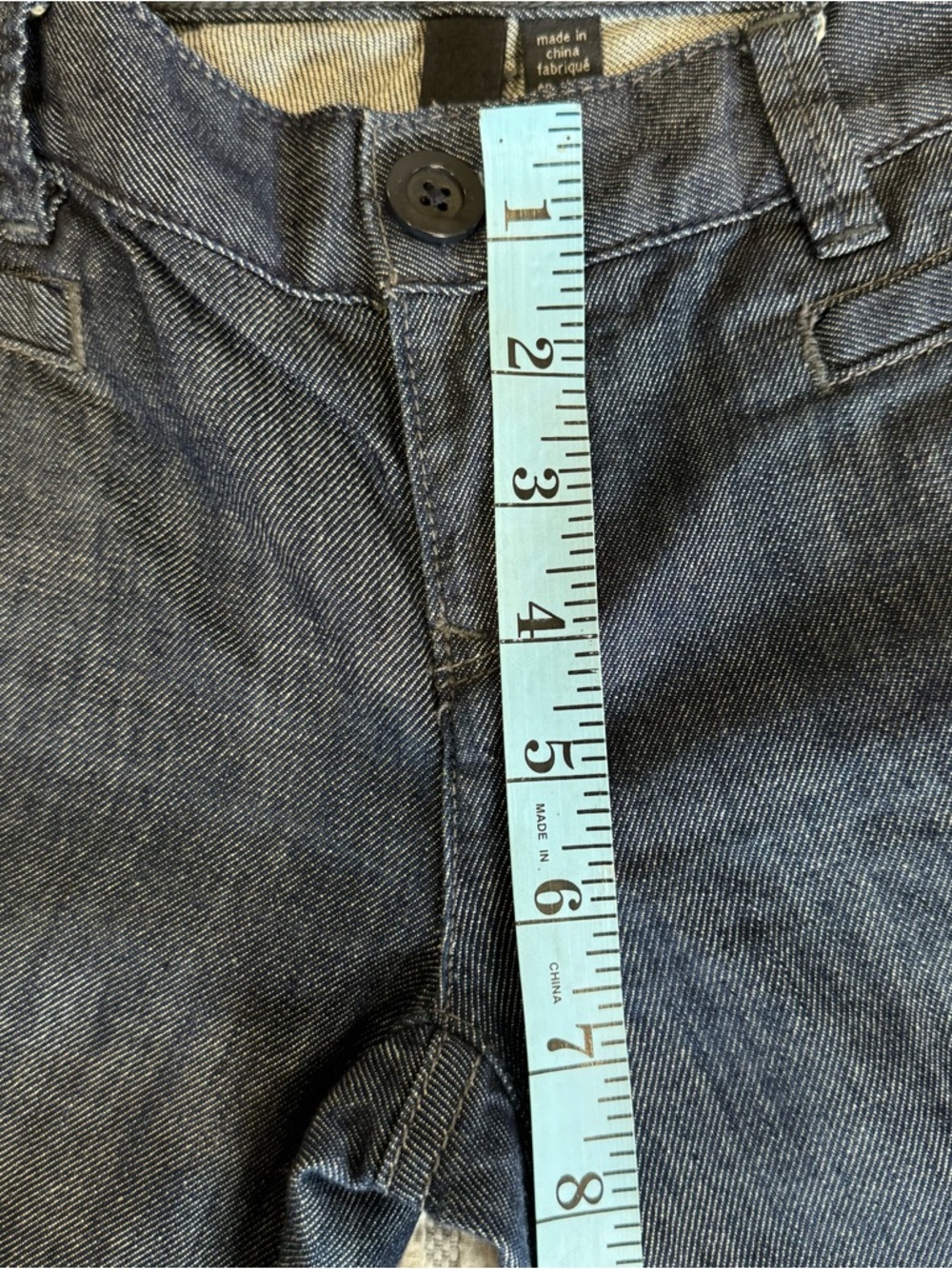 Club Monaco True Flare Jeans 26 Dark Wash 10” Leg Opening Y2K Trouser Fit - Picture 11 of 12